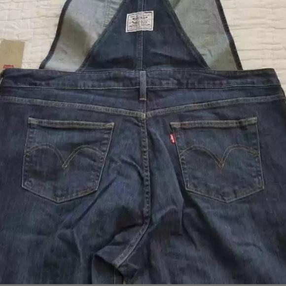 Levi’s Easy Vintage Vibe Dark Wash Overalls 20 NWT - Picture 6 of 8